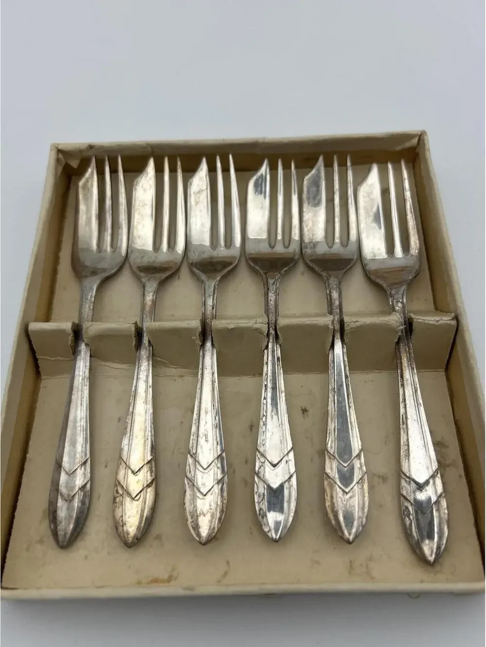 Set of 6 Vintage EPNS Forks Sheffield England